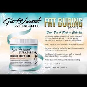 Amazing Fat Burning Body Cream. Just rub that away